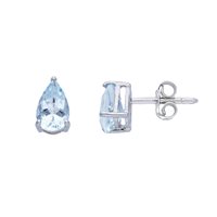 Earrings Babila Milano Woman Colore in White Gold Acquamarina 190813